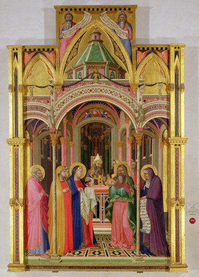 De Presentatie in de Tempel, 1342 door Ambrogio Lorenzetti