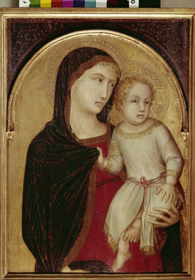 Maagd en Kind door Ambrogio Lorenzetti