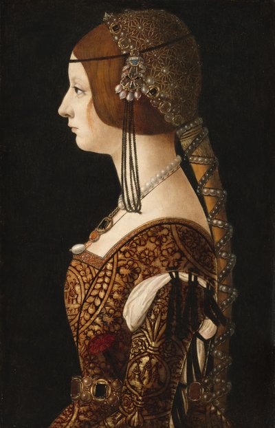 Bianca Maria Sforza door Ambrogio de Predis