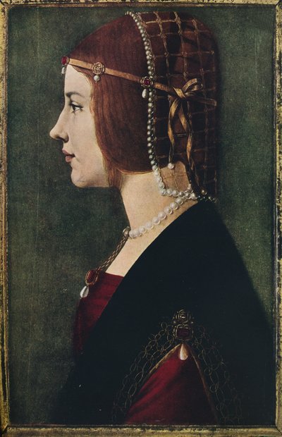 Portret van een jong meisje, ca. 1490, 1936 door Ambrogio de Predis