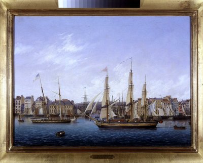 De Haven van Le Havre, door Louis Garneray, circa 1820 door Ambroise Louis Garneray