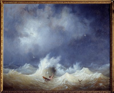 Het schipbreuk door Ambroise Louis Garneray