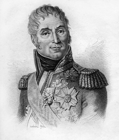 André Masséna (1758-1817), Maarschalk van Frankrijk, Hertog van Rivoli. In “Portretten van de Franse generaals na de overwinningen en veroveringen van de Fransen. Gegraveerd door Ambroise Tardieu in 1818. Stella Collectie door Ambroise Tardieu