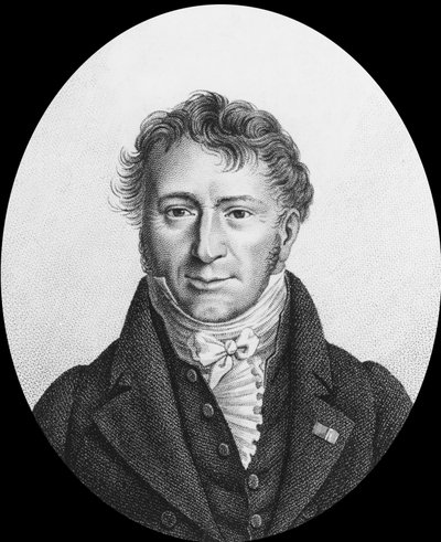 Edouard Bignon, afgevaardigde van het departement Eure (Normandië) (gravure) door Ambroise Tardieu