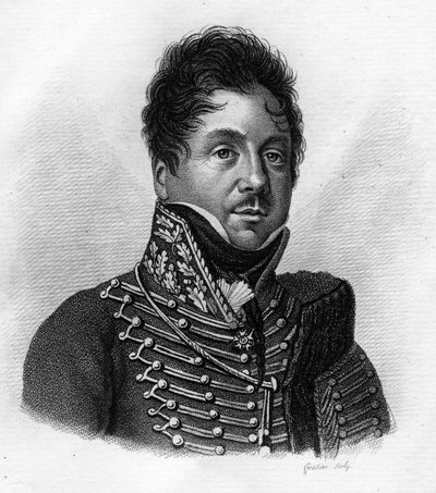 François Fournier Sarloveze (Sarlovese) 1774-1827 - in “Portretten van de Franse generaals na de overwinningen en veroveringen van de Fransen”. Gegraveerd door Ambroise Tardieu in 1818. Stella Collectie. door Ambroise Tardieu