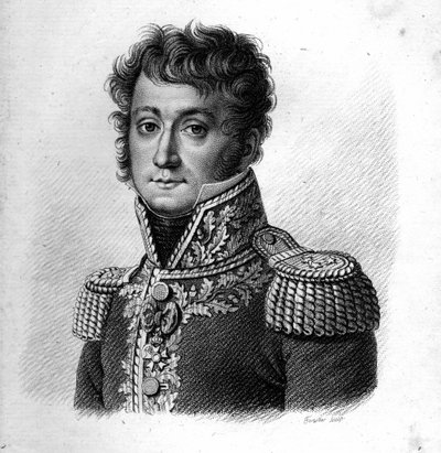 Generaal Baron Gilbert Desiree Joseph Bachelu (1777-1849). In 