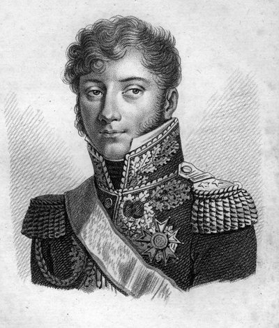 Generaal Montholon. Charles Tristan, Graaf van Montholon, Franse generaal (1783-1853) - in 