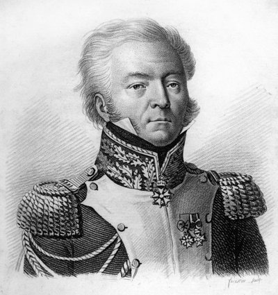 Louis Lepic Generaal van Divisie (1765-1847). Gegraveerd door Ambroise Tardieu in 1818. Stella Collectie. door Ambroise Tardieu