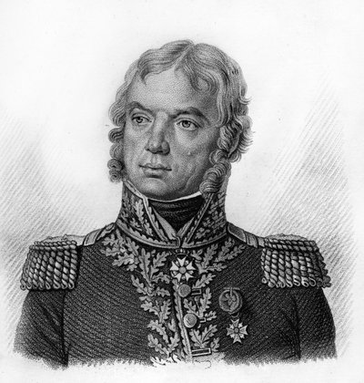 Portret van Francois Etienne Damas, Franse generaal (1764-1828) - in 