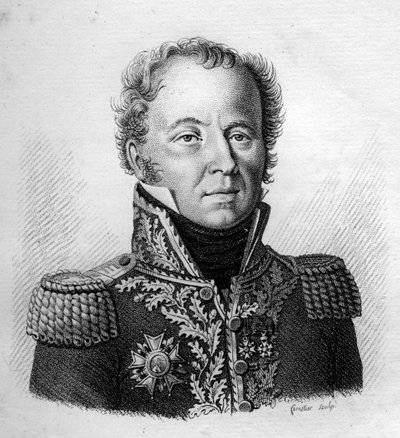 Portret van Generaal-majoor Baron Louis Emmanuel (Louis-Emmanuel) Rey (1768-1846) - in 