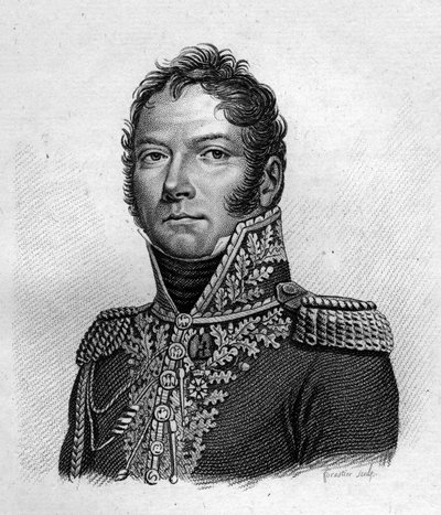 Portret van Paul Jean Baptiste Poret de Morvan (1777-1834) Brigadegeneraal - in 