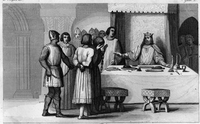 Robert II, de Vrome (ca. 970-1031) laat samenzweerders vrij - Robert II genaamd 