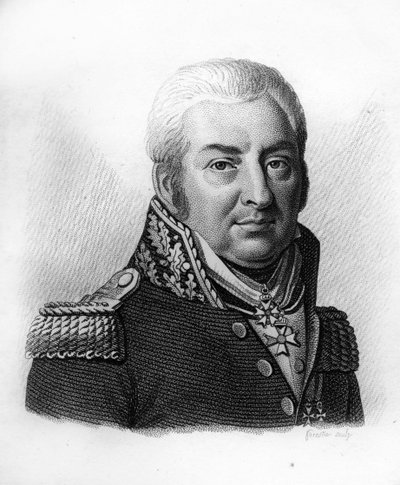 Portret van generaal Nicolas Antoine Sanson. 1756-1824. In 