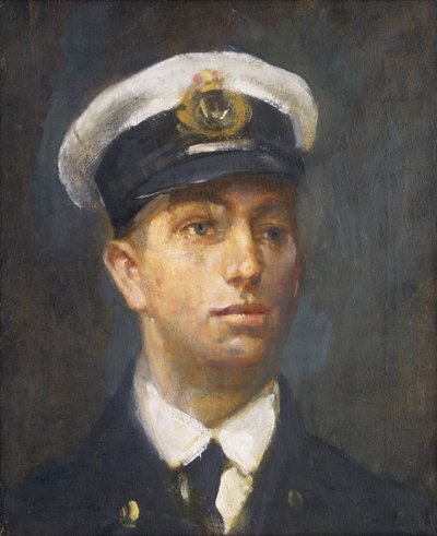 Luitenant William Edward Sanders, DSO, RNR (1883-1917), ca. 1918 (olie op doek) door Ambrose McEvoy