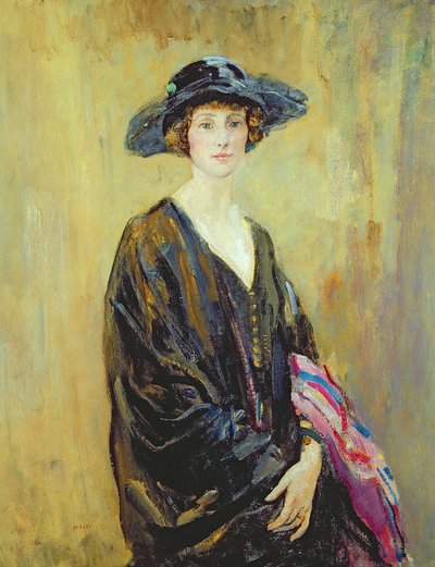 Portret van Dorothy Una Ratcliffe (1891-1967) door Ambrose McEvoy