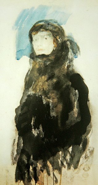 Portret van een Jonge Vrouw door Ambrose McEvoy
