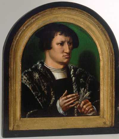 Portretten van Cornelius Duplicius de Scheppere en zijn vrouw Elizabeth Donche door Ambrosius Benson