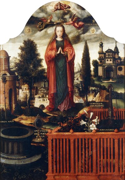 De onbevlekte ontvangenis door Ambrosius Benson