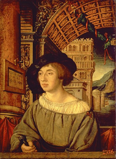 Portret van een Jongeman, 1518 door Ambrosius Holbein