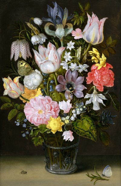 Stilleven met bloemen door Ambrosius the Elder Bosschaert