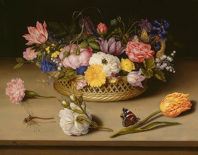 Stilleven met Bloemen door Ambrosius the Elder Bosschaert
