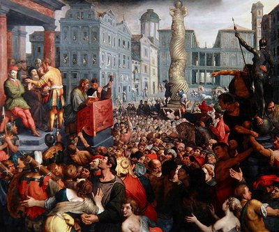 Het oordeel van Zaleucus door Ambrosius the Elder Francken or Franck