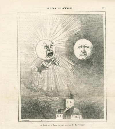 Illustratie van Cham (1819-1879) in Le Charivari door Amédée de Noé