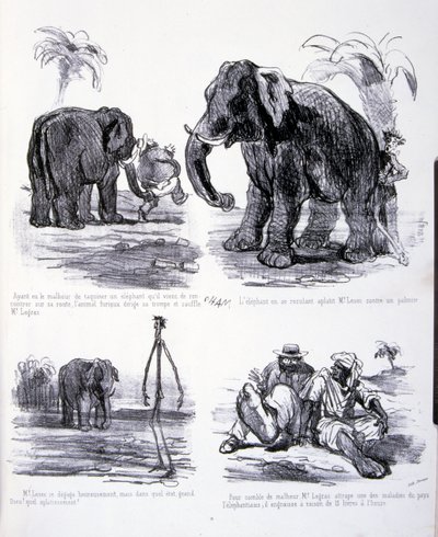 Illustratie voor De kunst van het vetmesten en afvallen door Amédée de Noé