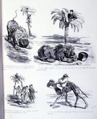 Illustratie voor De kunst van het vetmesten en afvallen door Amédée de Noé