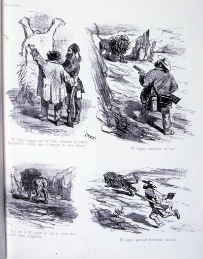 Illustratie voor De kunst van het vetmesten en afvallen door Amédée de Noé