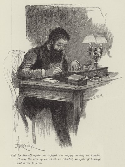 Blinde Liefde, door Wilkie Collins door Amedee Forestier