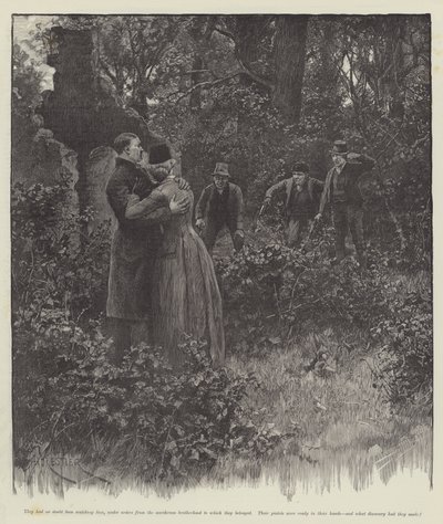 Blinde Liefde, door Wilkie Collins door Amedee Forestier