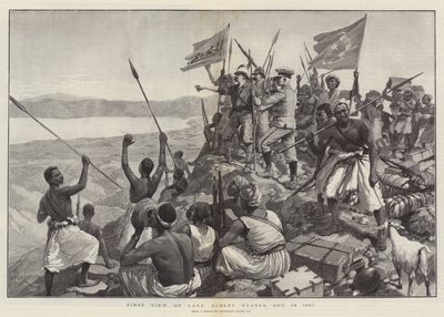 Eerste Uitzicht op het Albert Nyanza Meer, 13 december 1887 door Amedee Forestier