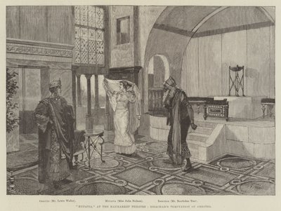 Hypatia, in het Haymarket Theatre, Issachar