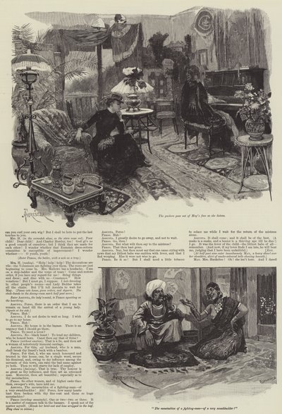 Mrs Hauksbee Sits Out, Een Onhistorische Extravaganza, door Rudyard Kipling door Amedee Forestier