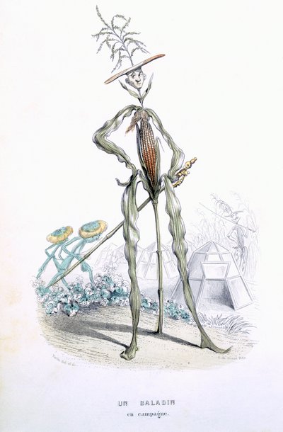 Een Landelijke Wandelaar, uit 