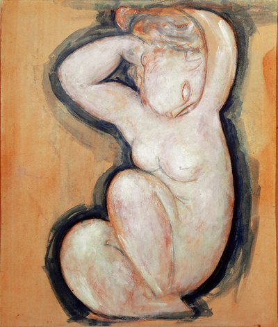 Cariatid door Amedeo Modigliani