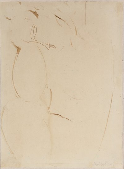 Cariatide door Amedeo Modigliani