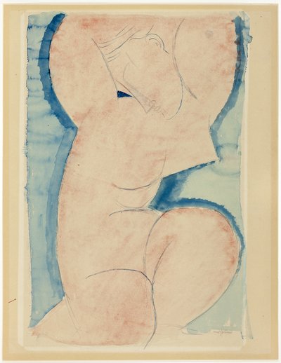 Kariatide door Amedeo Modigliani