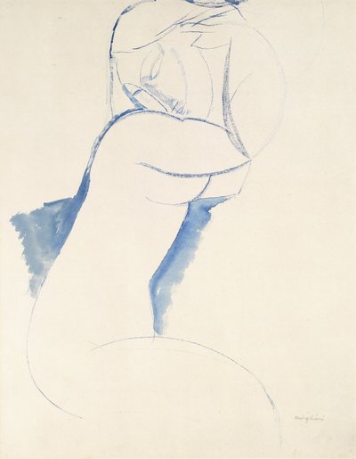Karyatide door Amedeo Modigliani