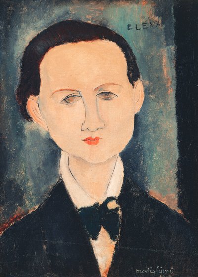 Elena Povolozky door Amedeo Modigliani