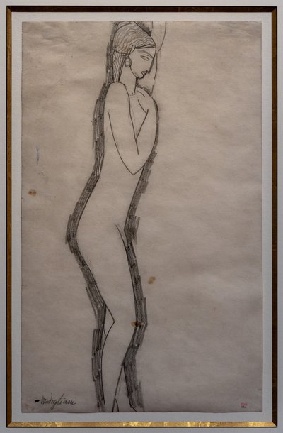 Hermafrodiet profiel door Amedeo Modigliani