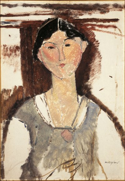 Italië, Bologna, Portret van Beatrice Hastings door Amedeo Modigliani