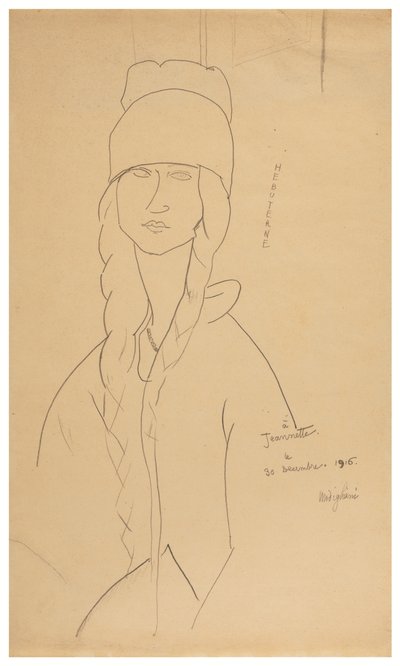 Jeanne Hébuterne door Amedeo Modigliani