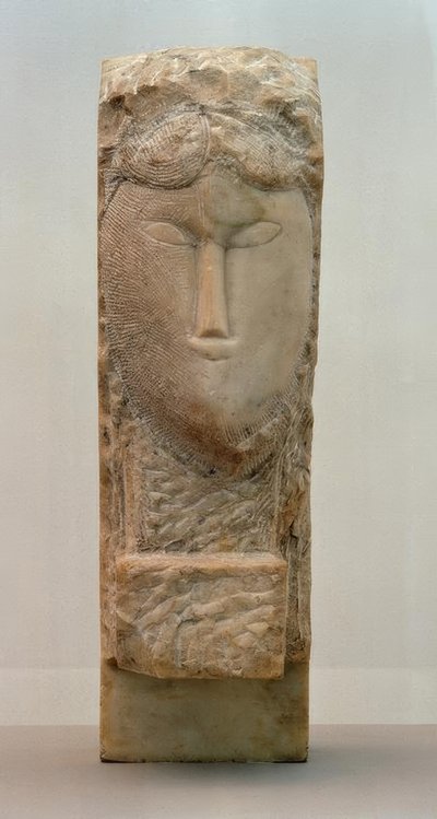 Hoofd van een Vrouw door Amedeo Modigliani