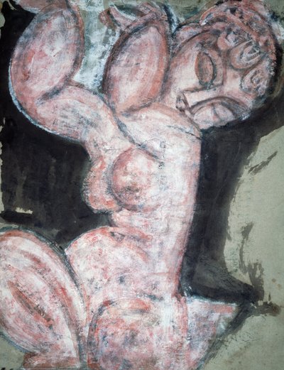 Naakte kariatide door Amedeo Modigliani