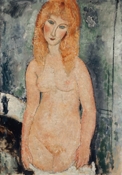 Staande Naakt, ca. 1917-18 door Amedeo Modigliani