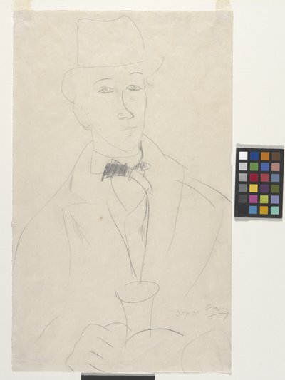 Portret Van De Kunstenaar, Othon Friesz door Amedeo Modigliani