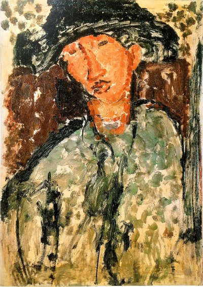 Portret van Chaïm Soutine door Amedeo Modigliani