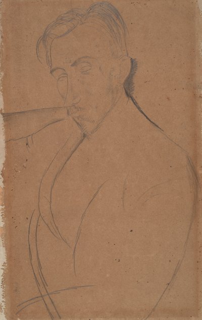 Portret van Donato Frisia door Amedeo Modigliani